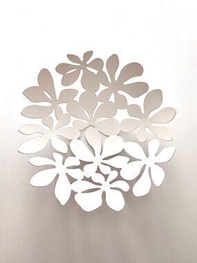 Ikea Stockholm white metal fruit bowl